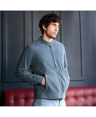 Men's Aegean Blue Corduroy Rider Jacket