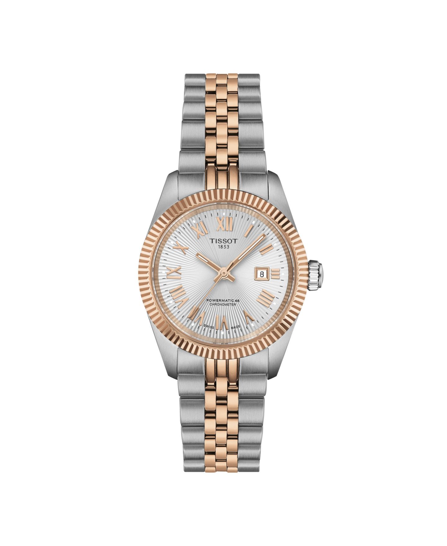 Женские часы Tissot Ballade Power Two-Tone Stainless Steel Bracelet Watch, 30mm — фото 2