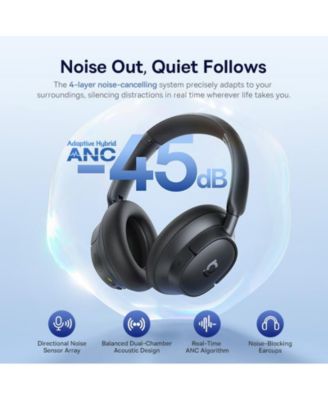 Bass BH1 NC Adaptive ANC Wireless Headphones – LDAC Hi-Res Audio, Real-Time Noise Cancelling, SuperBass 2.0, 80H Playtime