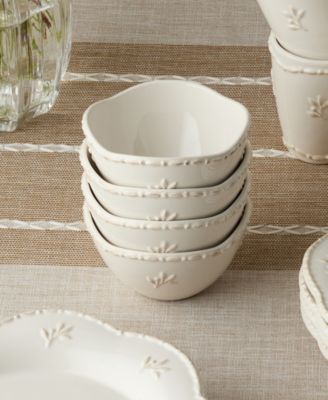 Heritage Beads Cereal Bowls, Set of 4, Service For 4