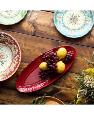 Provence Embossed Fish Platter