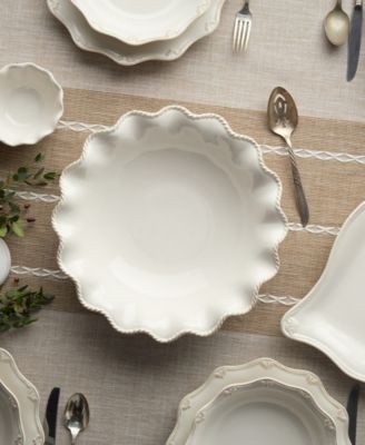 Heritage Scroll Serving Bowl