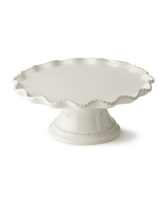 Heritage Scroll 11.5" Footed Cake Plate