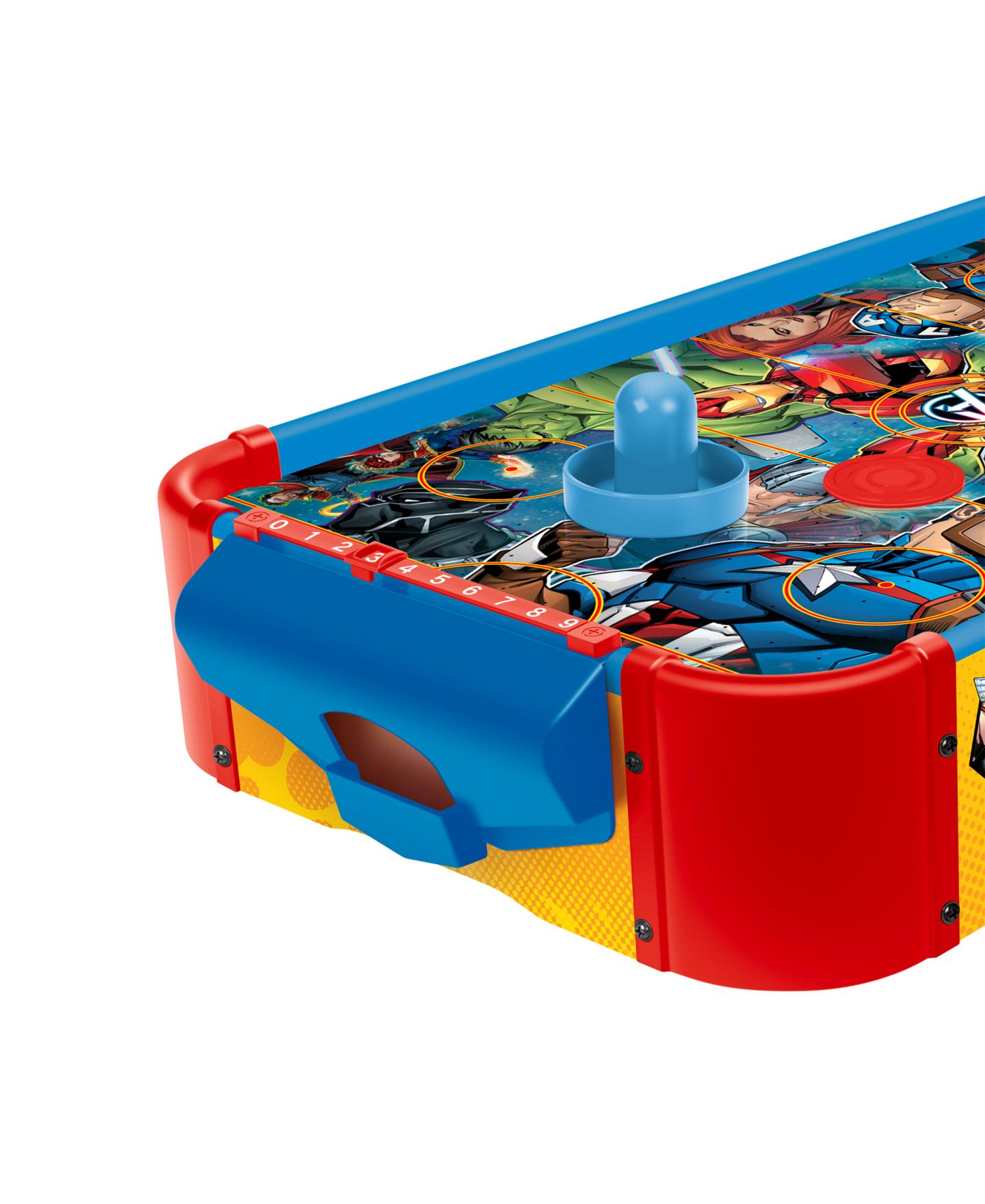 Детская игрушка World Tech Toys Avengers Electronic Tabletop Air Hockey Game, Ages 4+ — фото 8