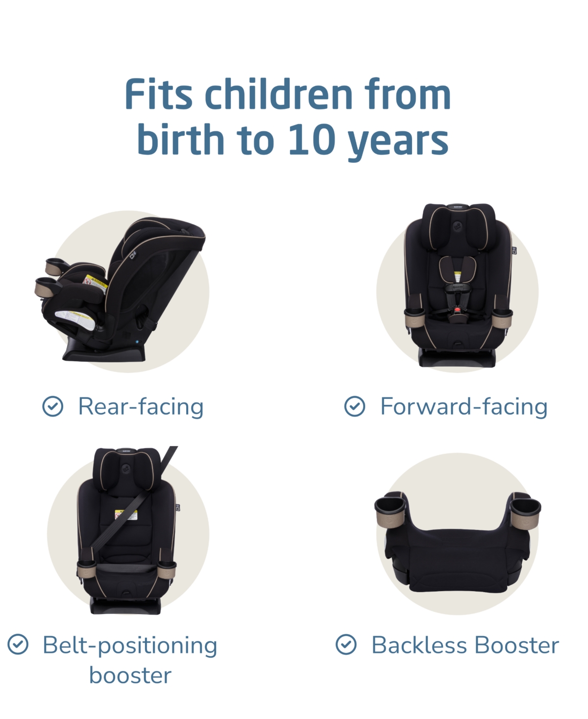 Maxi-Cosi Kani Baby and Toddler 4-in-1 Convertible Car Seat