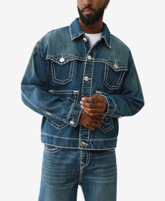 True Religion - Men's Drop Shoulder Super T Long-Sleeve Jacket