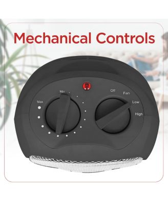 Black+Decker 1500W Portable Space Heater, Black