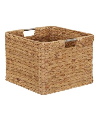 Square Wicker Basket, Natural