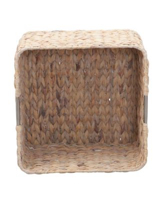 Square Wicker Basket, Natural