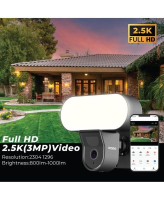 E9 Outdoor Floodlight Security Camera – Smart Wi-Fi Surveillance, PIR Motion Detection & 2-Way Audio