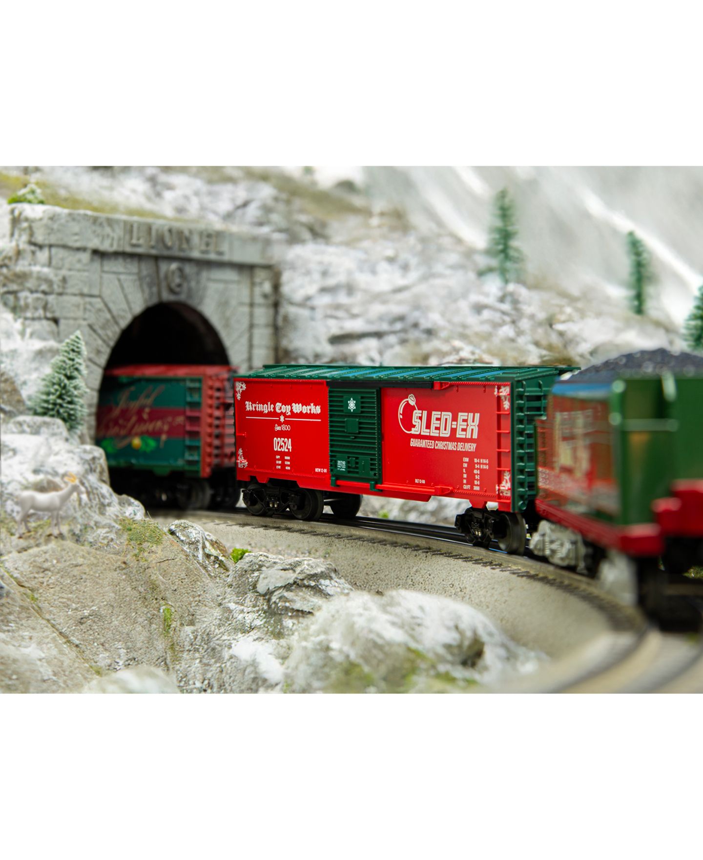 Детская игрушка Lionel Sled-Ex O Gauge Model Train Boxcar — фото 5
