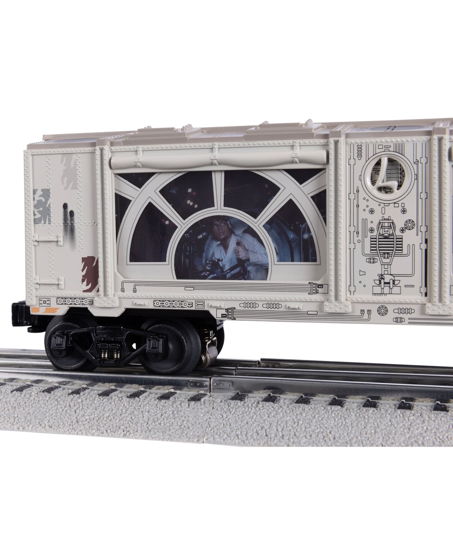 Детские игрушки Lionel O Gauge Star Wars Bluetooth 5.0 LionChief Rebel RS-3 Freight Train Set — фото 7