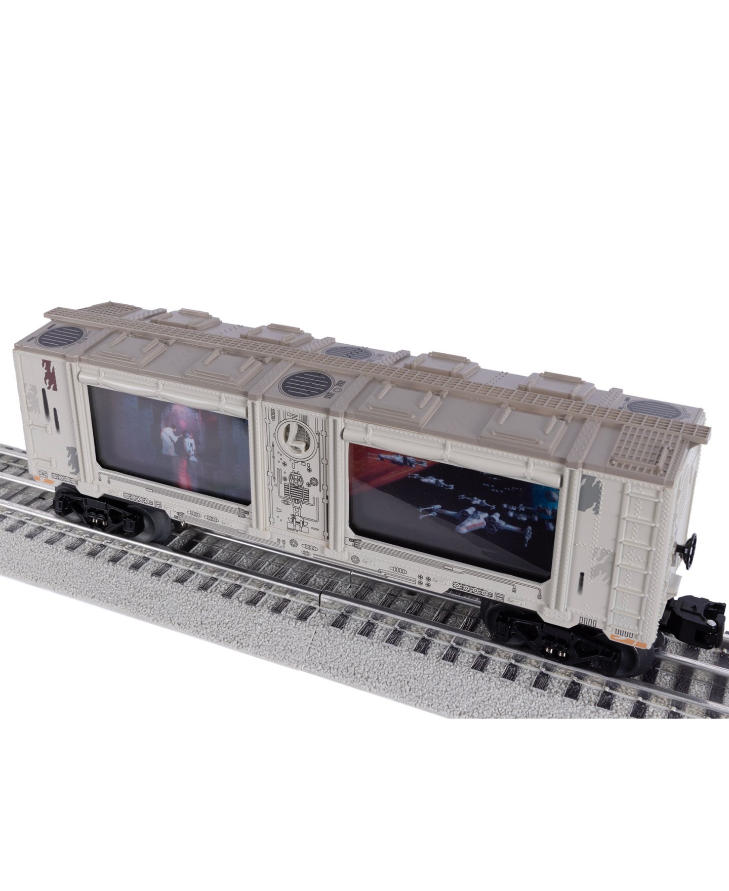 Детские игрушки Lionel O Gauge Star Wars Bluetooth 5.0 LionChief Rebel RS-3 Freight Train Set — фото 17