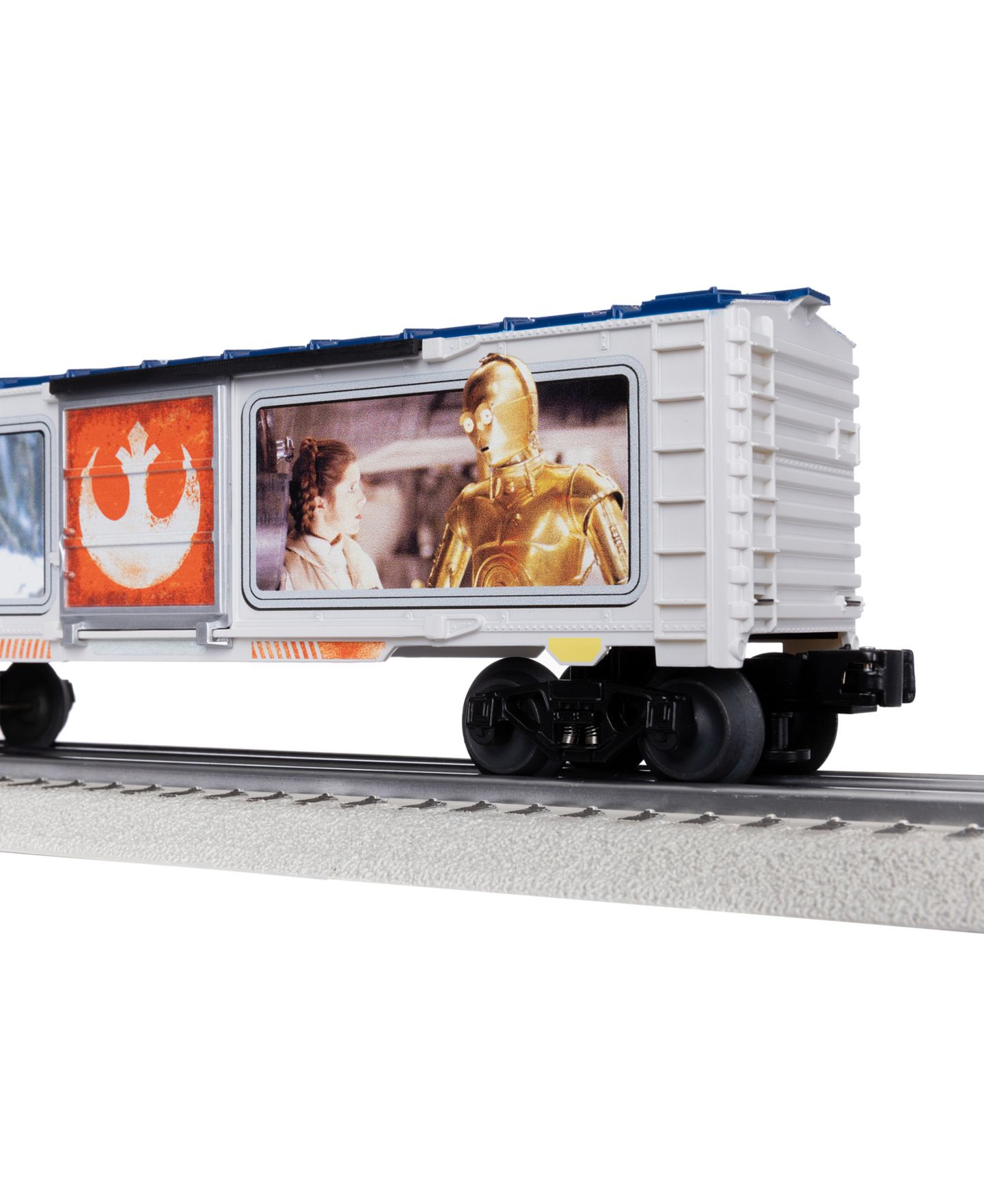 Детская игрушка Lionel O Gauge Star Wars R2-D2 C-3PO Character Die-Cast Metal Boxcar — фото 12