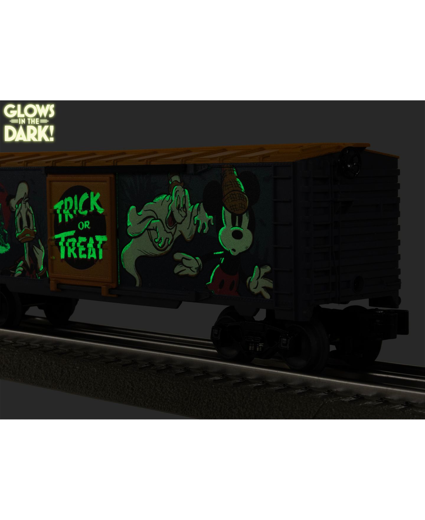 Детская игрушка Lionel O Gauge Lonesome Ghosts Glow in the Dark Model Train Boxcar — фото 8