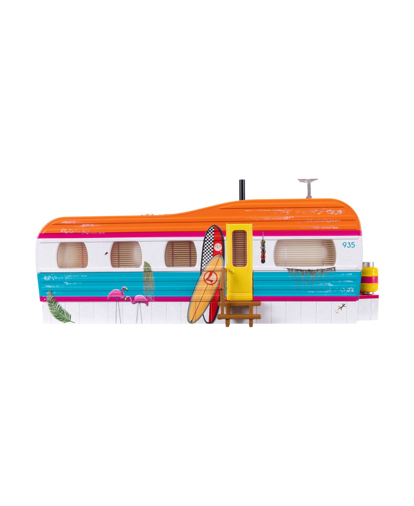 Детская игрушка Lionel O Gauge Beachside Plug-Expand-Play LED-Illuminated Mobile Home Trailer — фото 7