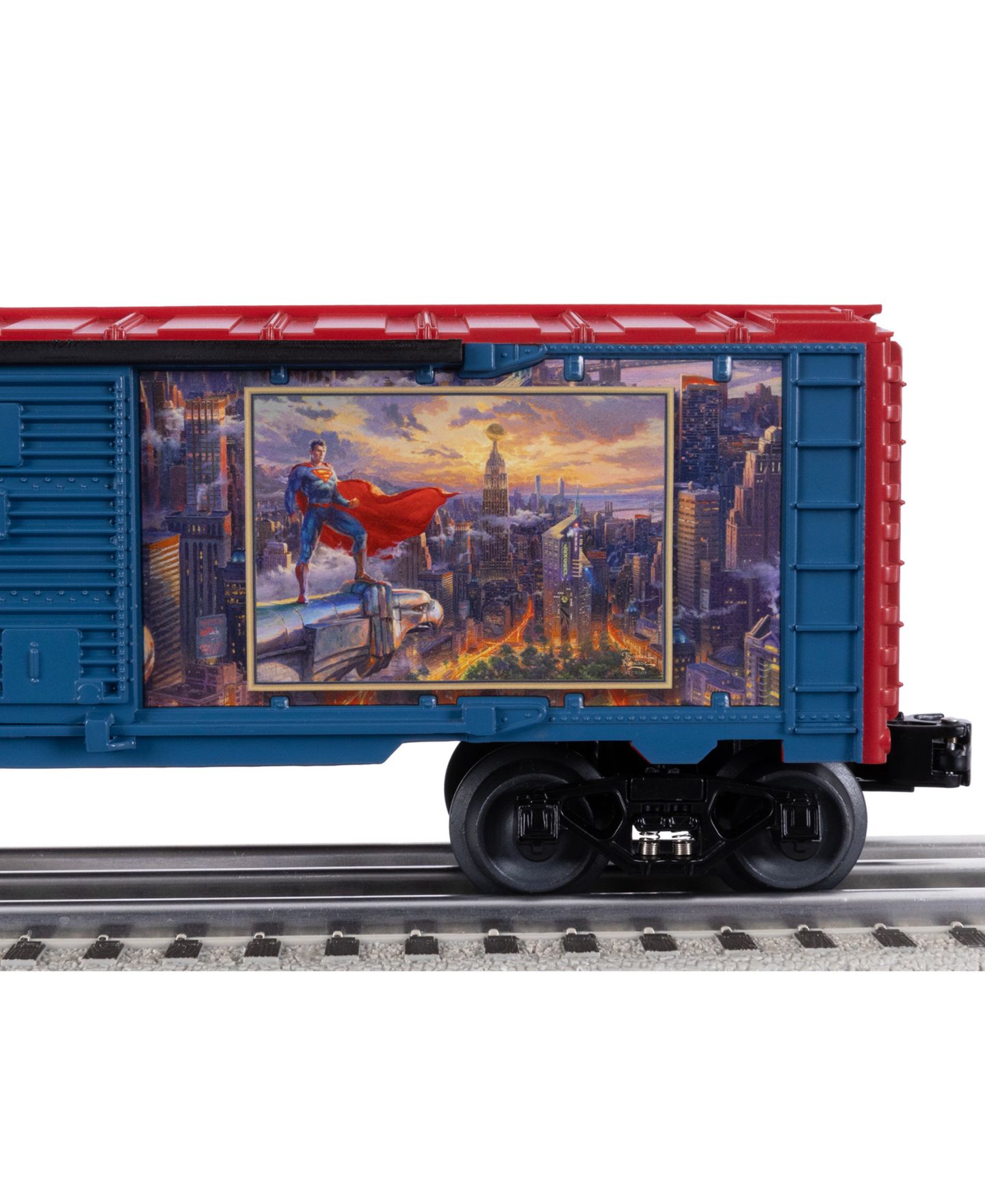 Детская игрушка Lionel O Gauge Superman Protector of Metropolis Die-Cast Metal Model Train Boxcar — фото 2