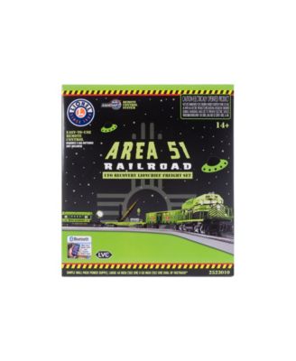 Area 51 UFO Recovery Bluetooth LionChief Electric O Gauge Freight Train Set