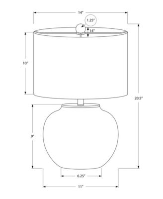 Lighting 21" Ceramic Table Lamp