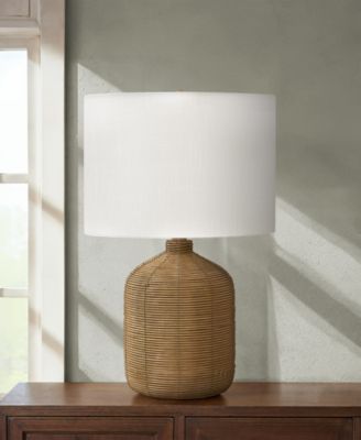 Lighting 23" Rattan Table Lamp
