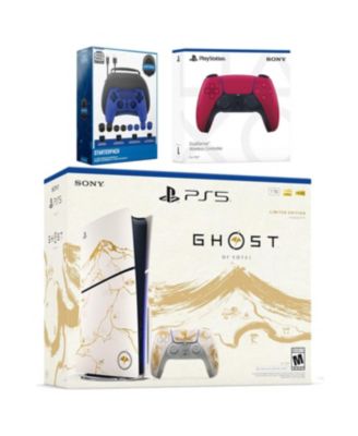 PlayStation 5 Ghost of Yotei Disc Bundle + Extra Controller, Accessory Kit