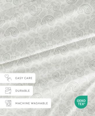The Farmhouse Chic Premium Ultra Soft Pattern 4-Pc. Sheet Set, California King