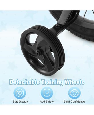 12 Inch Kids Bike with Basket and Training Wheels for Children Aged 3-8 Years Old