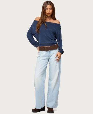 Women's Nannie Off Shoulder Oversized Top