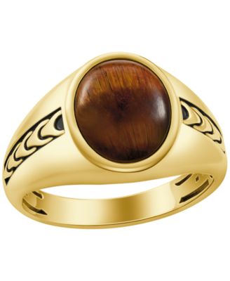 Men's Gold Plated Statement Ring