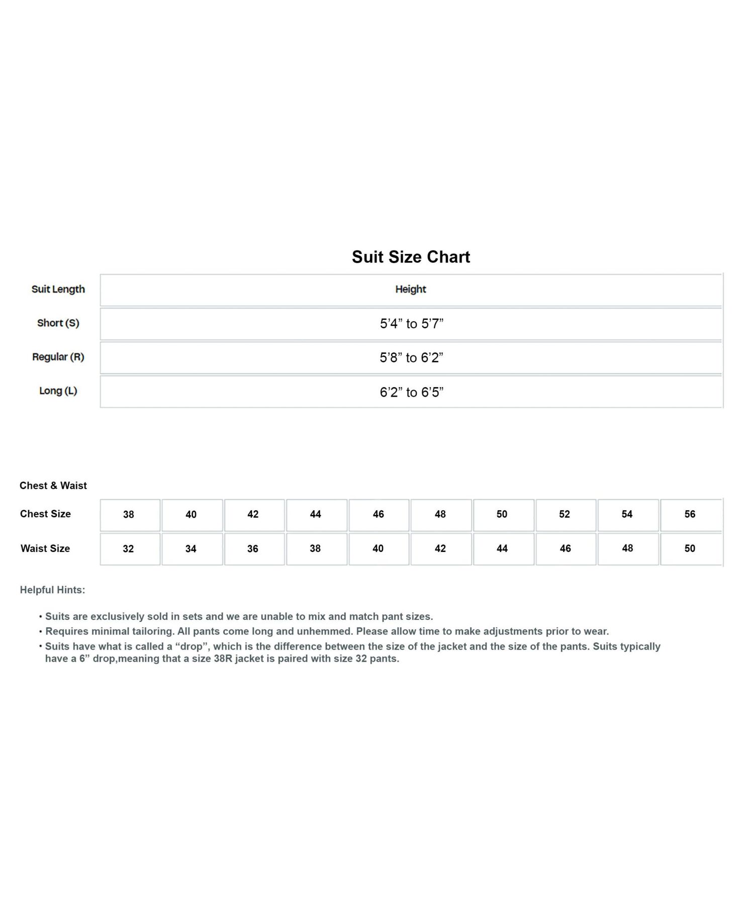 Men's Skinny Fit 3-Piece Suit