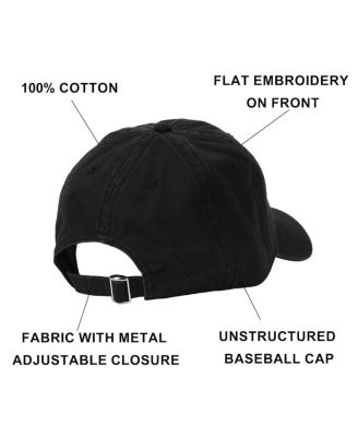 Men's Smiling Sonic Black Unstructured Baseball Cap