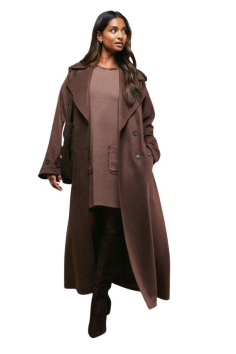 Женские куртки Oasis Cuff Detail Belted Coat