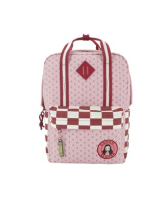Logo Cotton Canvas Women's Pink Mini Backpack