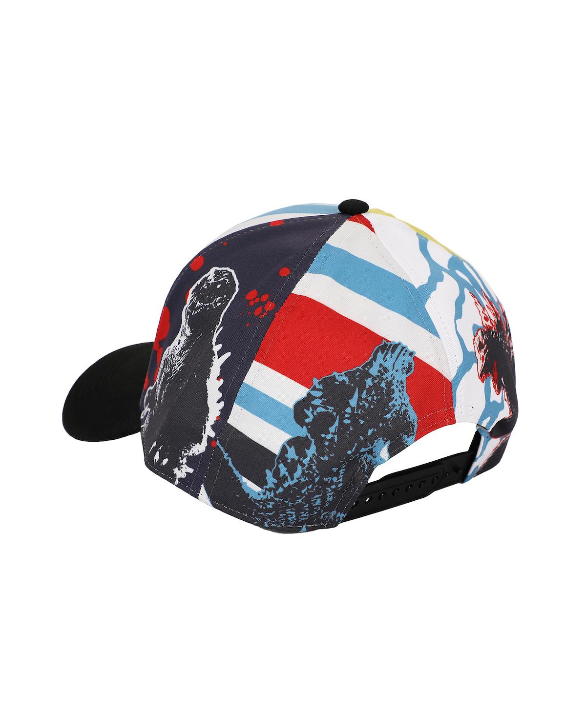 Godzilla Men's Kanji All-Over Print Adult Baseball Cap