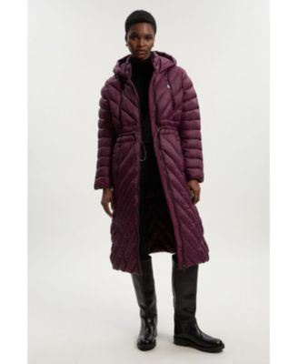 Women's Lightweight Knee Length Packable Coat