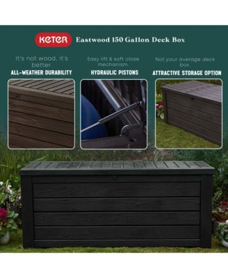 Westwood 150 Gallon Plastic Outdoor Furniture Storage Deck Box