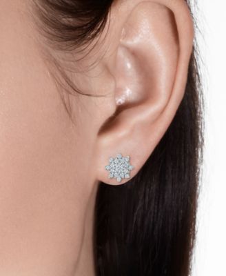 White Diamond Stud Earrings (0.25 ct. t.w.) in 14k White Gold