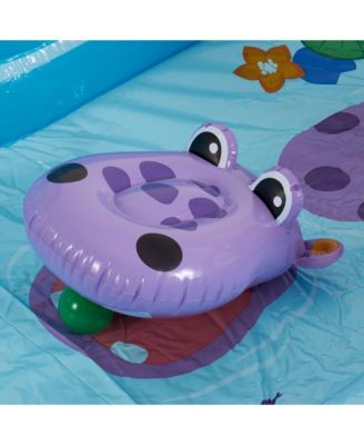 Inflatable Jungle Adventure Play Center & Plastic Fun Ballz, 100 Pack