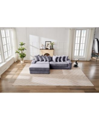 Streamdale Convertible Floor Sofa Bed, Foldable Mattress Cloud Couch for Space Saving