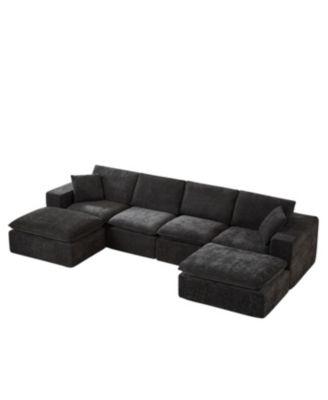 Streamdale Modern Chenille Cloud Sofa - Freely Combinable & Comfortable