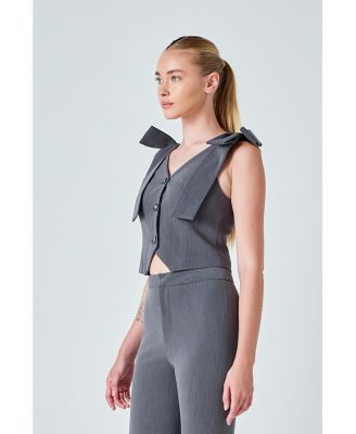 Women's Bow-Tie Strap Vest