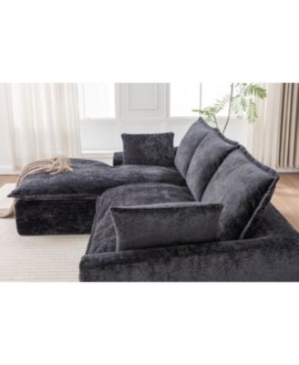 Streamdale 103" Cloud Sectional Couch with L-Shape Chaise, Modern Modular Sofa