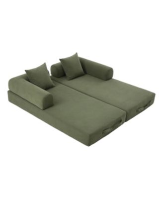 Streamdale Foldable & Compressible Sofa with Metal Frame for Small Spaces