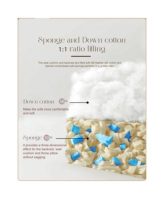  Modular Sectional Sofa, Modern Minimalist Corduroy Couch, Sleeper Sofa