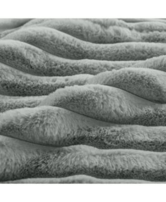 Streamdale Grey Corduroy U-shaped Sofa with Pull-out Bed & Storage Chaise