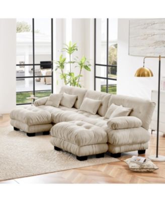 Streamdale Luxury Modular Sectional Sofa Couch - Oversized U Shaped Cloud Couch