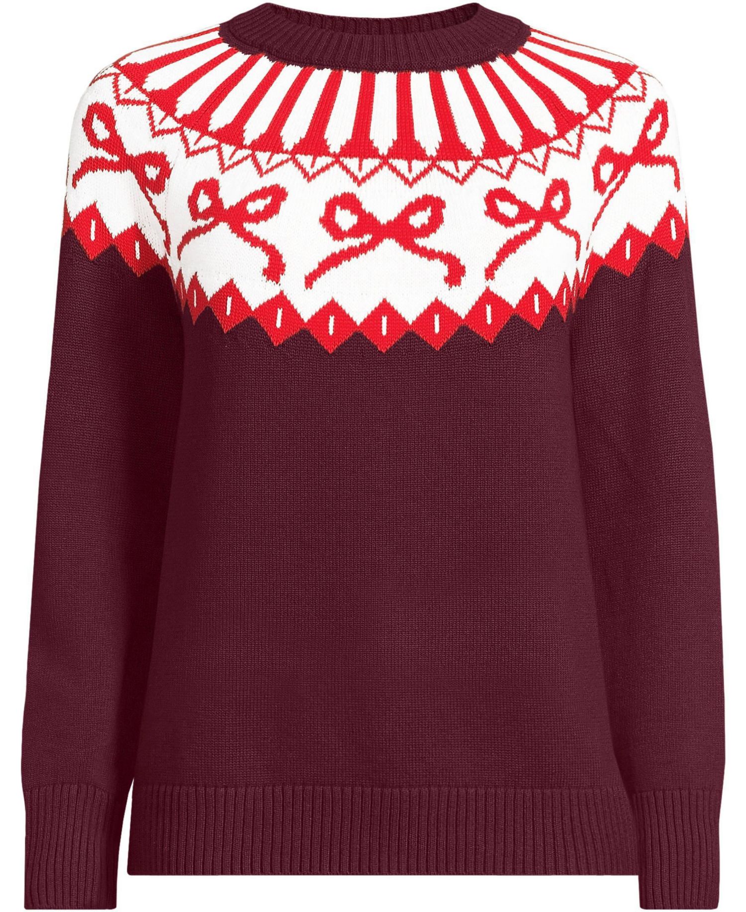 Women's Drifter Jacquard Raglan Crew Neck Sweater