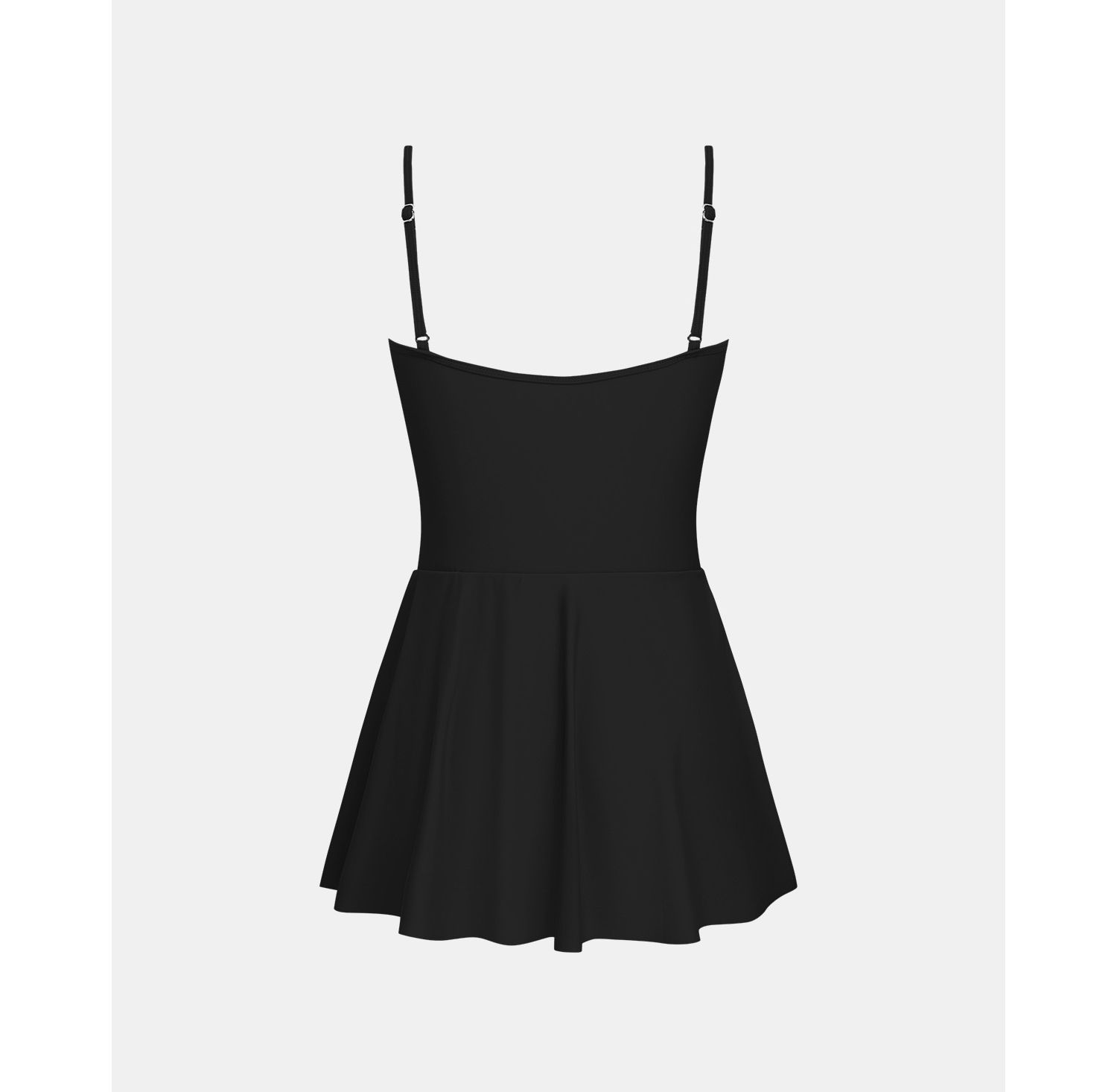 Women's Wrapped Mesh Adjustable Straps One Piece Swim Dress