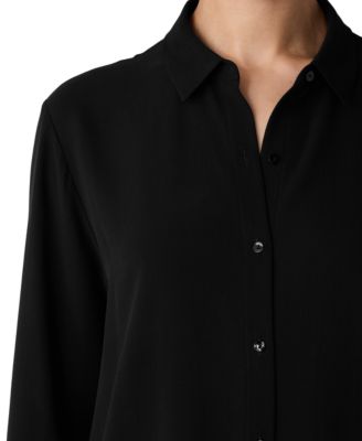 Petite Classic Collar Long-Sleeve Shirt