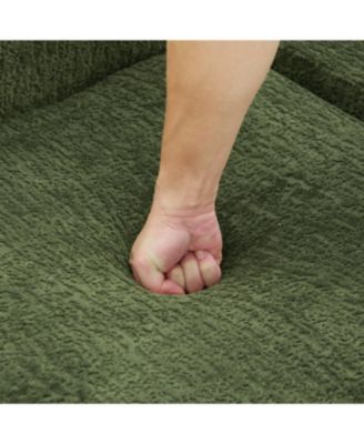 Streamdale Modern Chenille 3-Seater Sofa with Curved Armrests